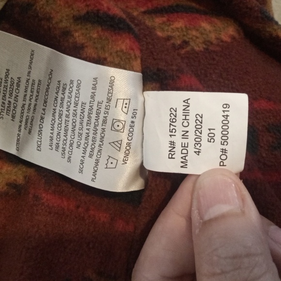 Eddie Bauer Mens Voyager Fleece Aztec Lining Shirt Jacket Size Xl - Picture 6 of 9